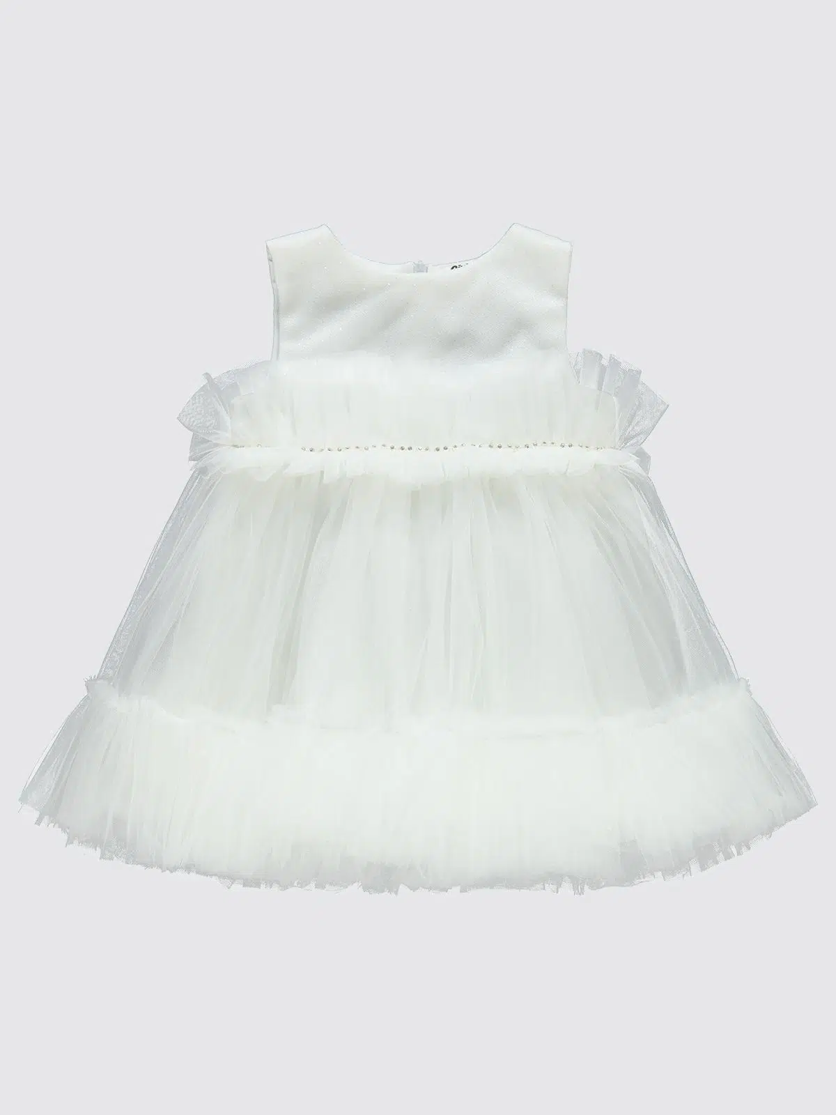 Robe De Soirée Bébé Volants Et Strass - Taille XS - NEUVE Avec Étiquette (Prix Conseillé 298$)