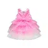 Robe de soirée Barbie Rose – Tailles 4-5 ans
