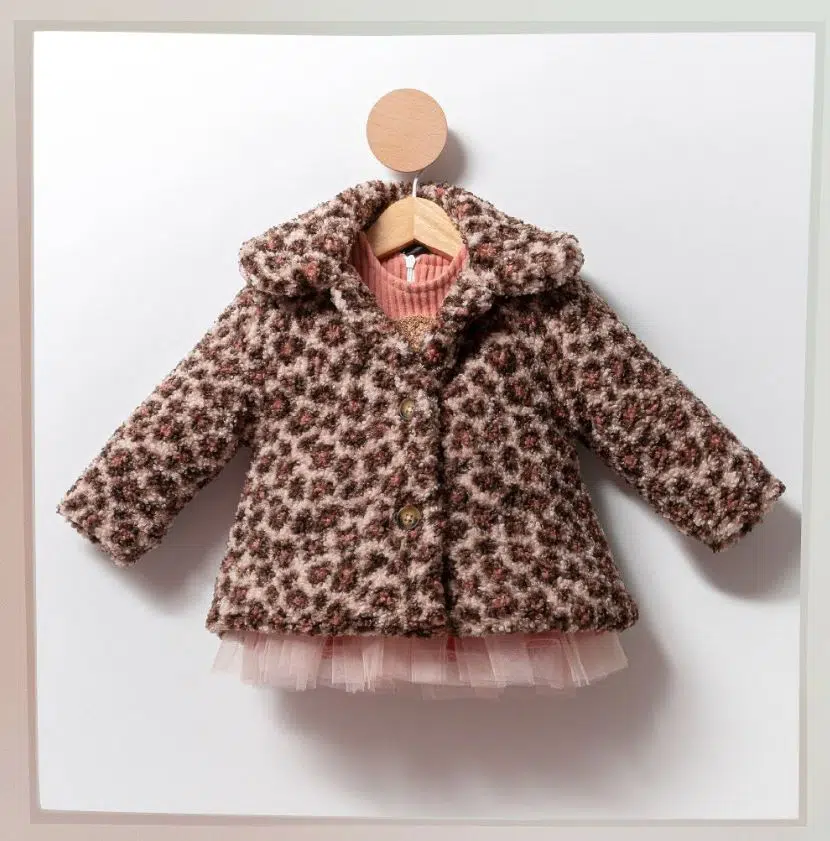 Ensemble Bébé Léopard Bouclette – Réf M3343 – (6 mois – 18 mois)