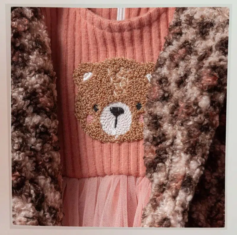 Ensemble Bébé Léopard Bouclette – Réf M3343 – (6 mois – 18 mois)