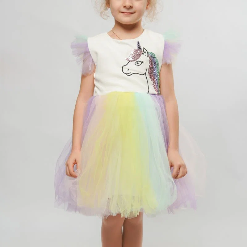 Robe Unicorn – Réf 808 – (5-8 ans)