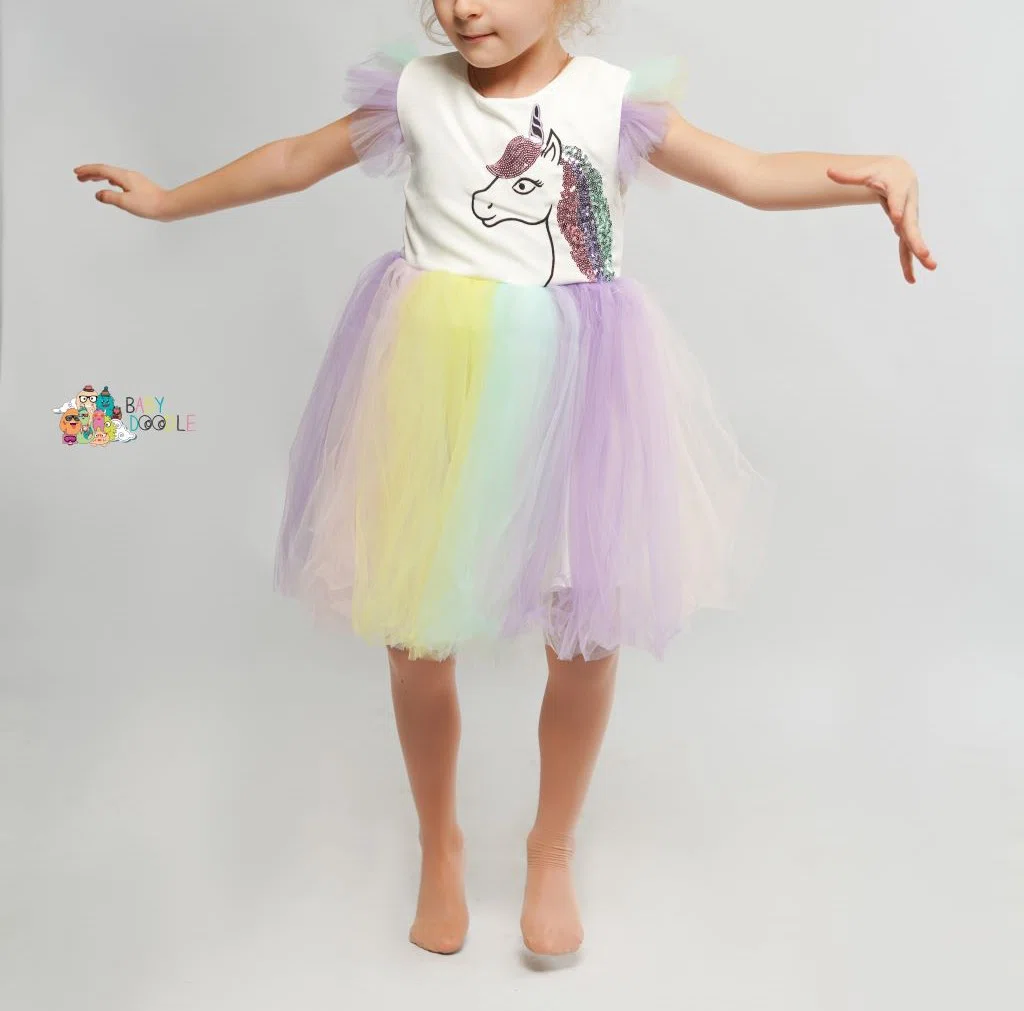 Robe Unicorn – Réf 808 – (5-8 ans)