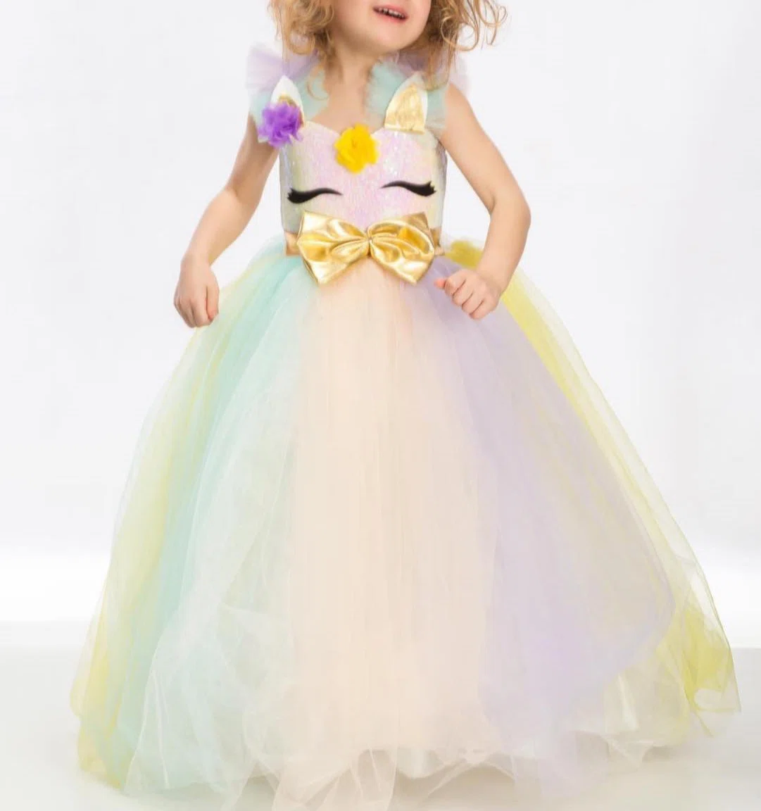 Robe Unicorn Fille– ( 3-10 ans )