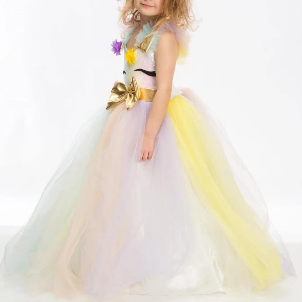 Robe Unicorn Fille– ( 3-10 ans )