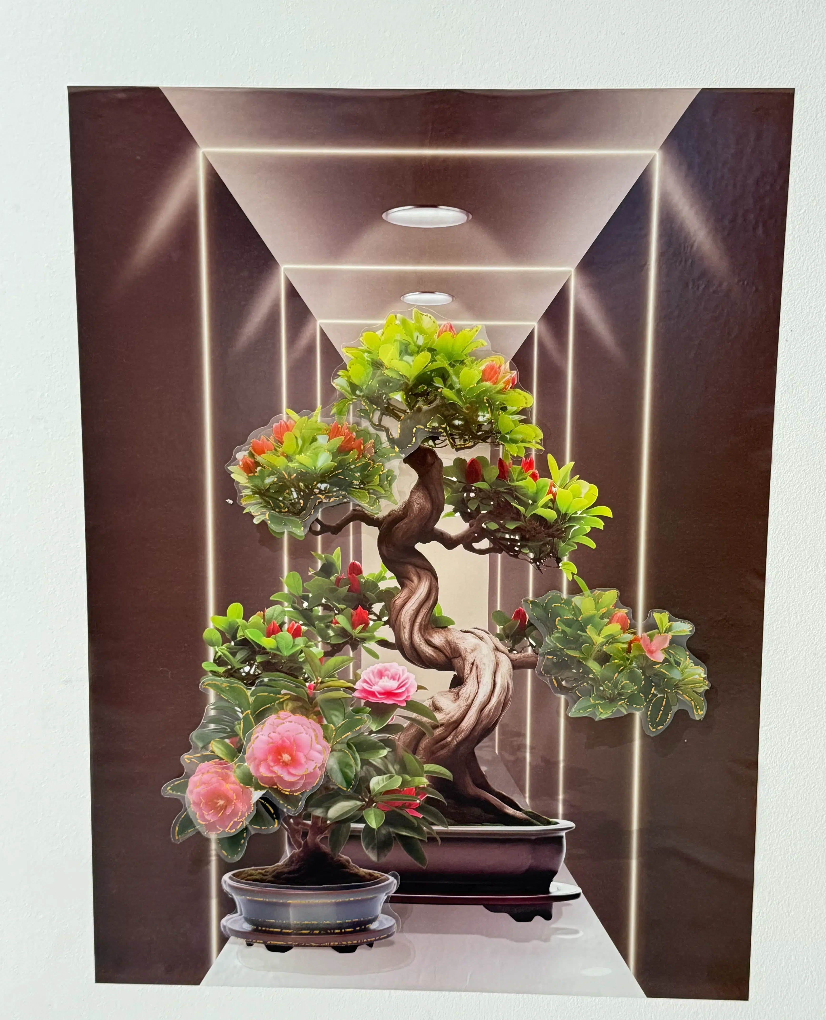 Autocollant Cadre 3d