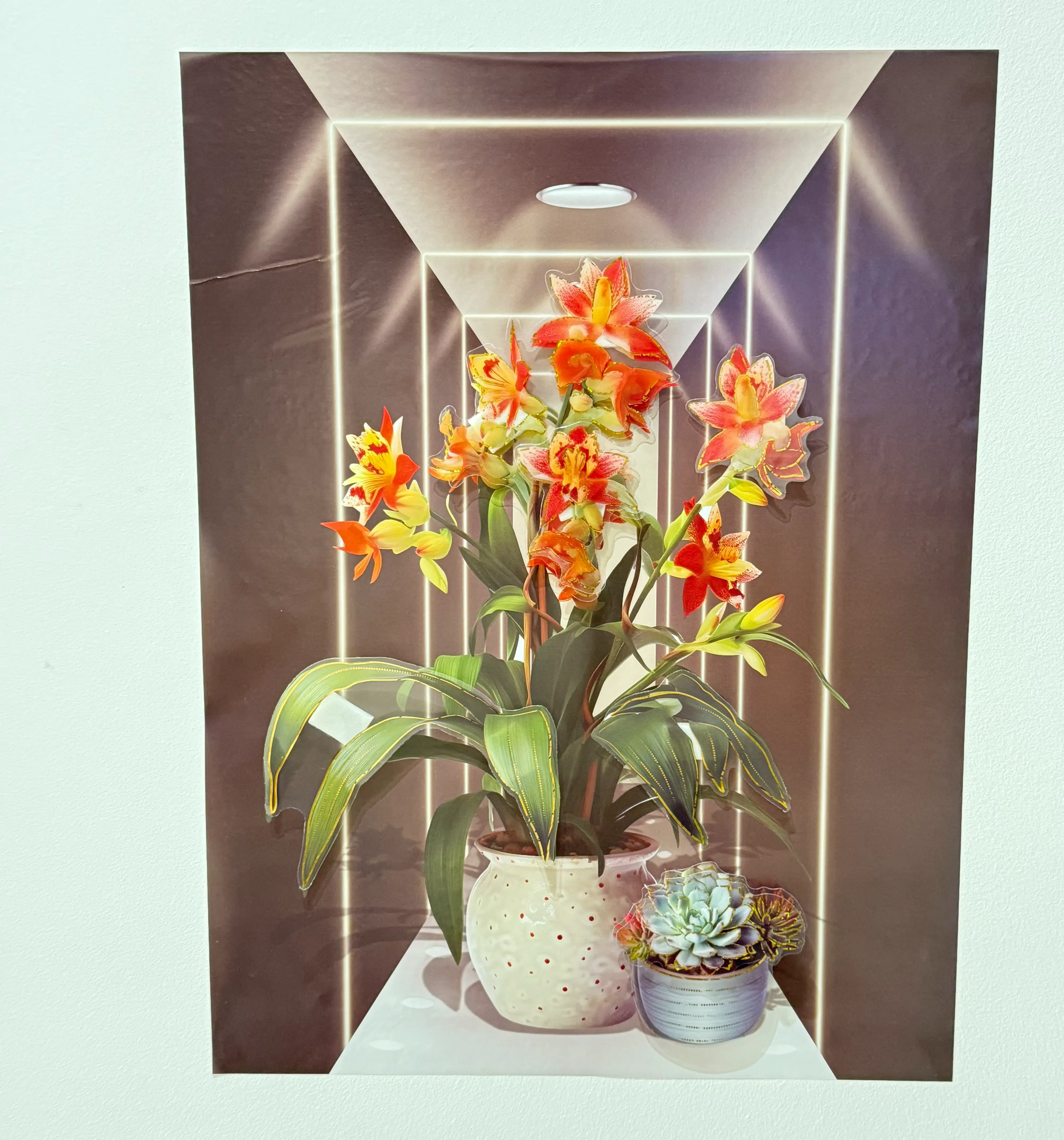 Autocollant Cadre 3d