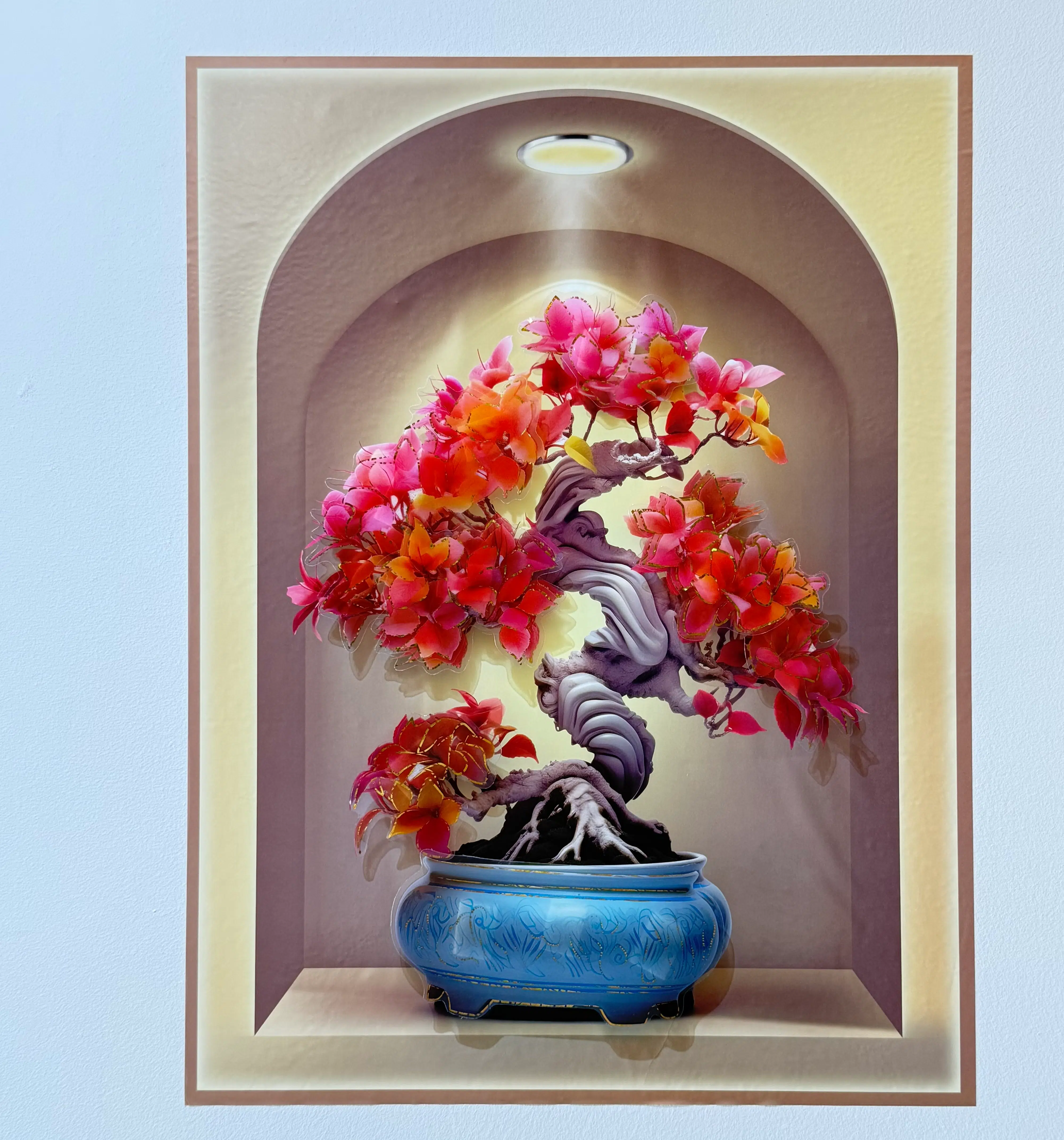 Autocollant Cadre 3d