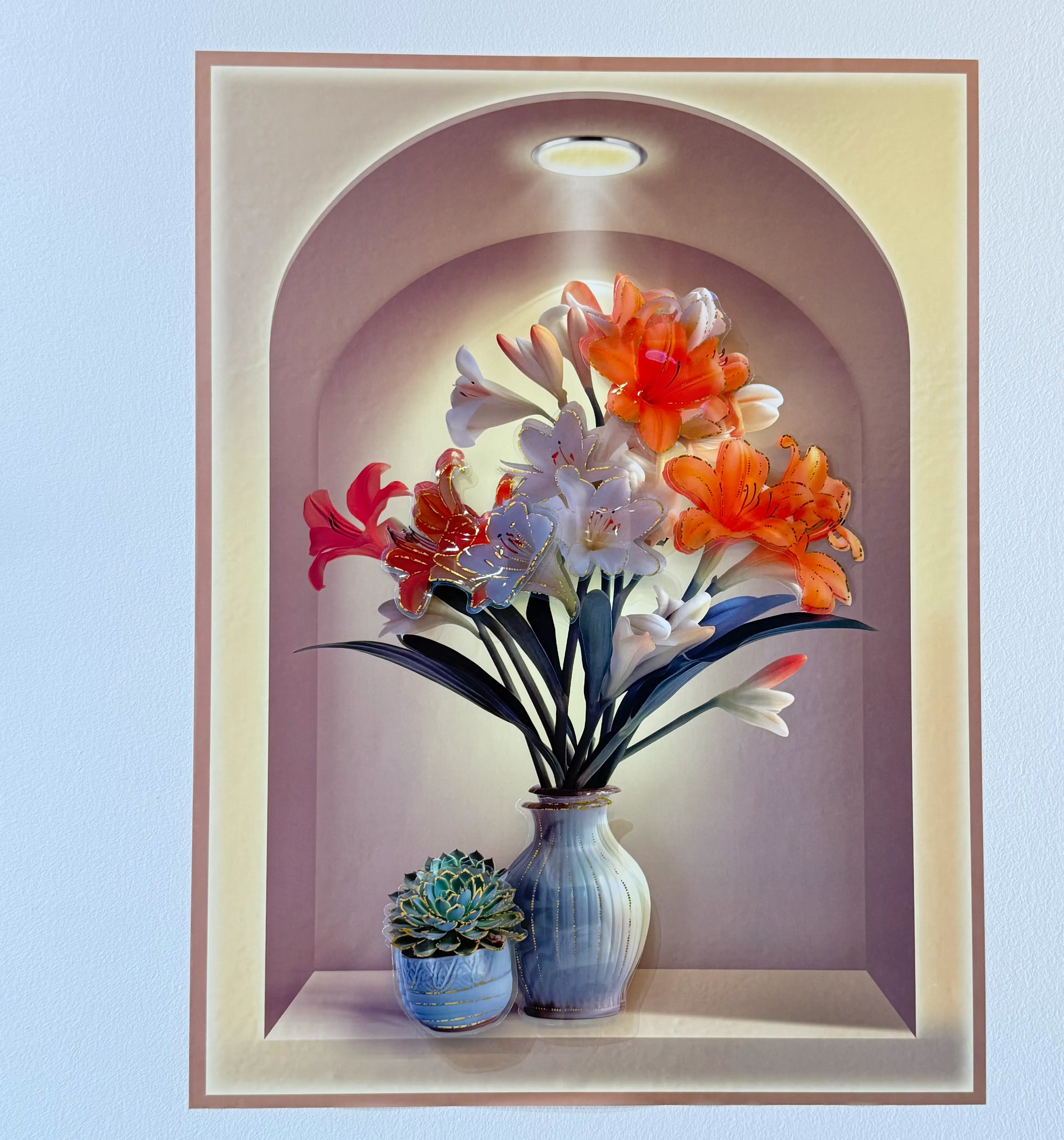 Autocollant Cadre 3d