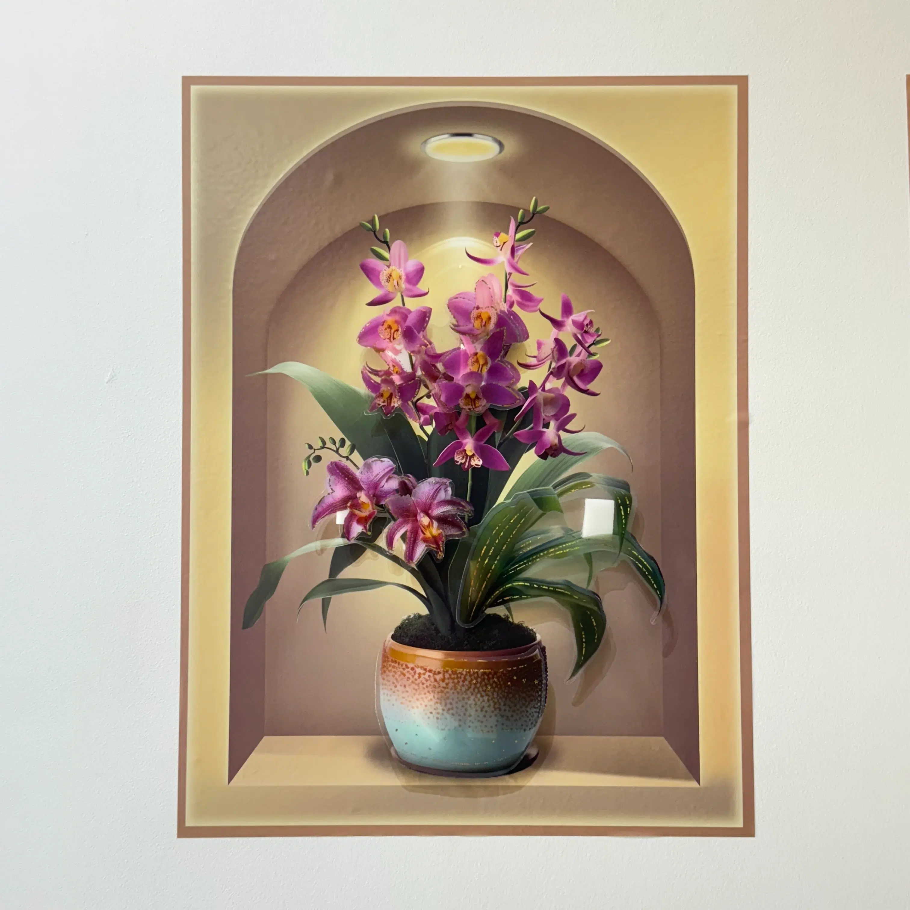 Autocollant Cadre 3d