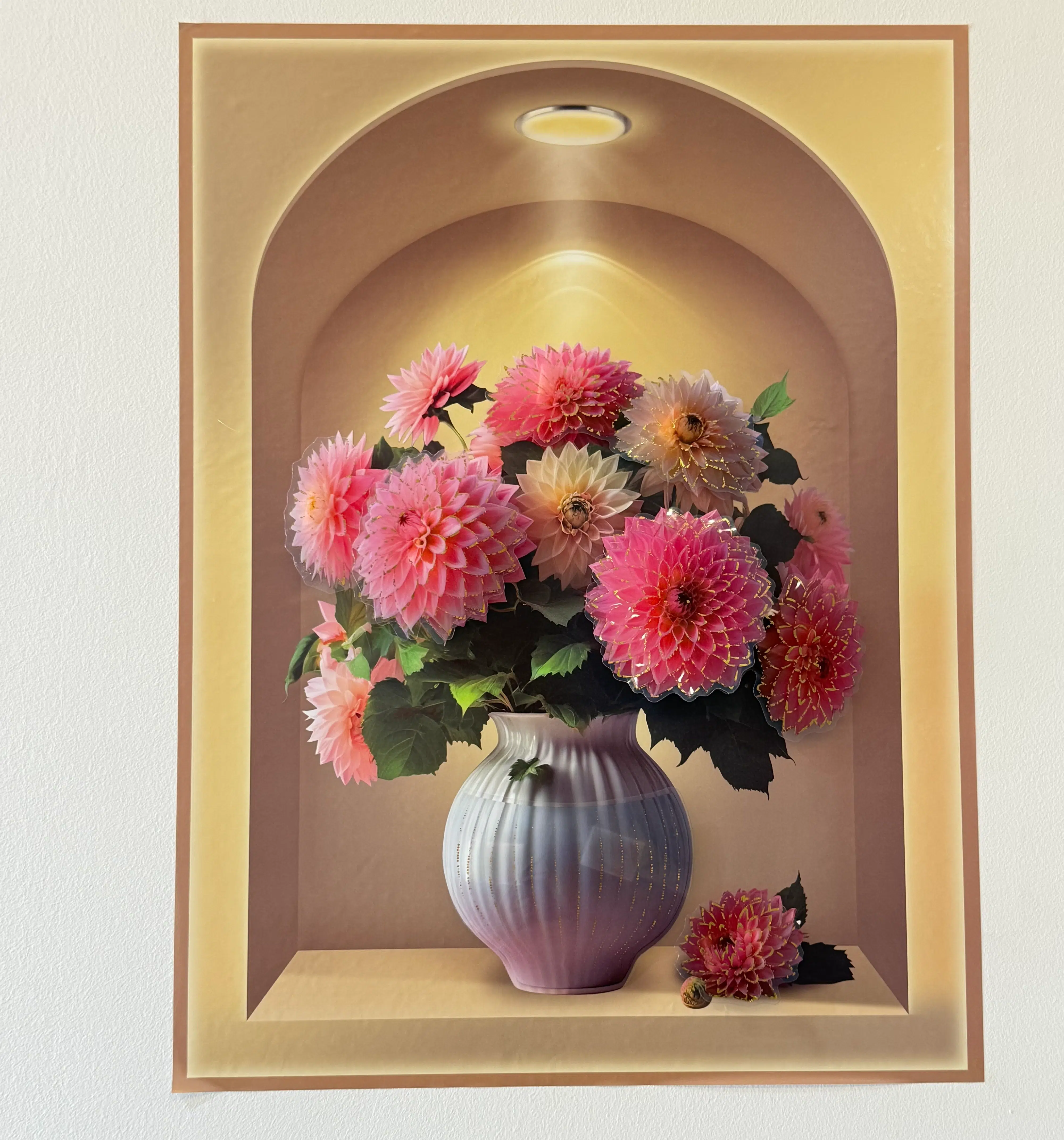 Autocollant Cadre 3d