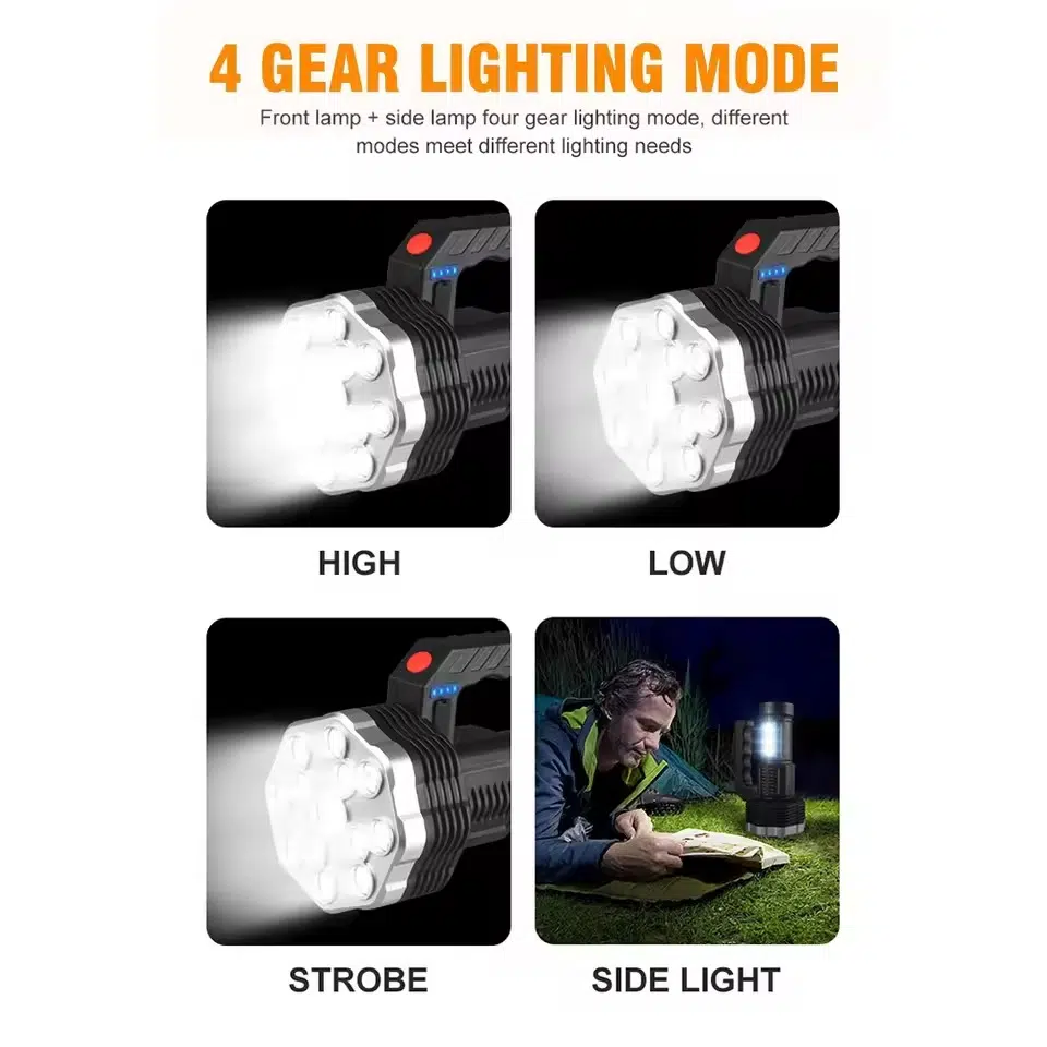 Torche LED Étanche et Puissante