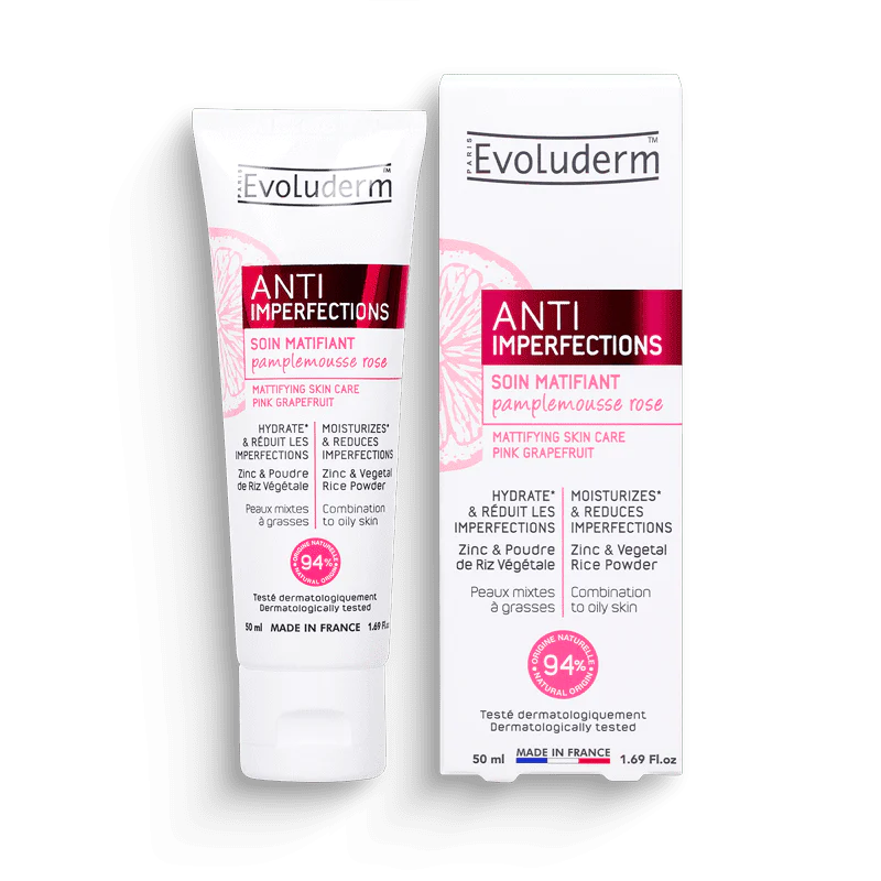 Evoluderm - Soin Matifiant Anti-Imperfections 50 ml