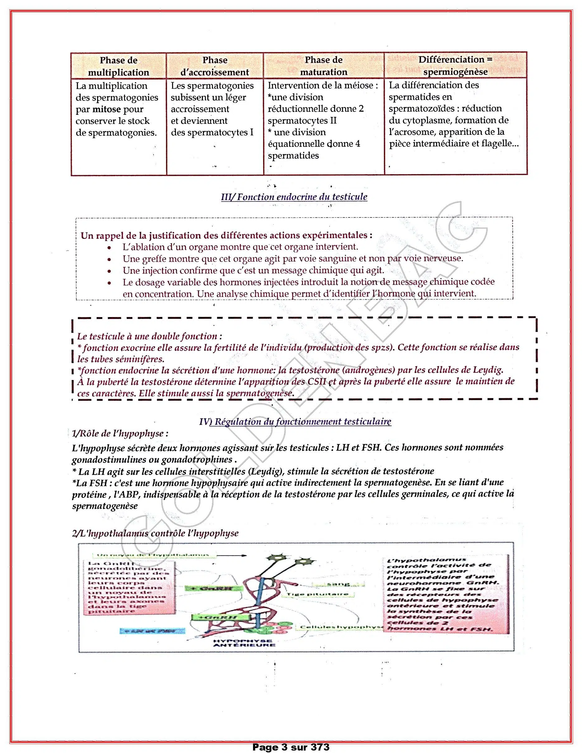 SVT - 1ER TRIMESTRE - BAC SC.EXP