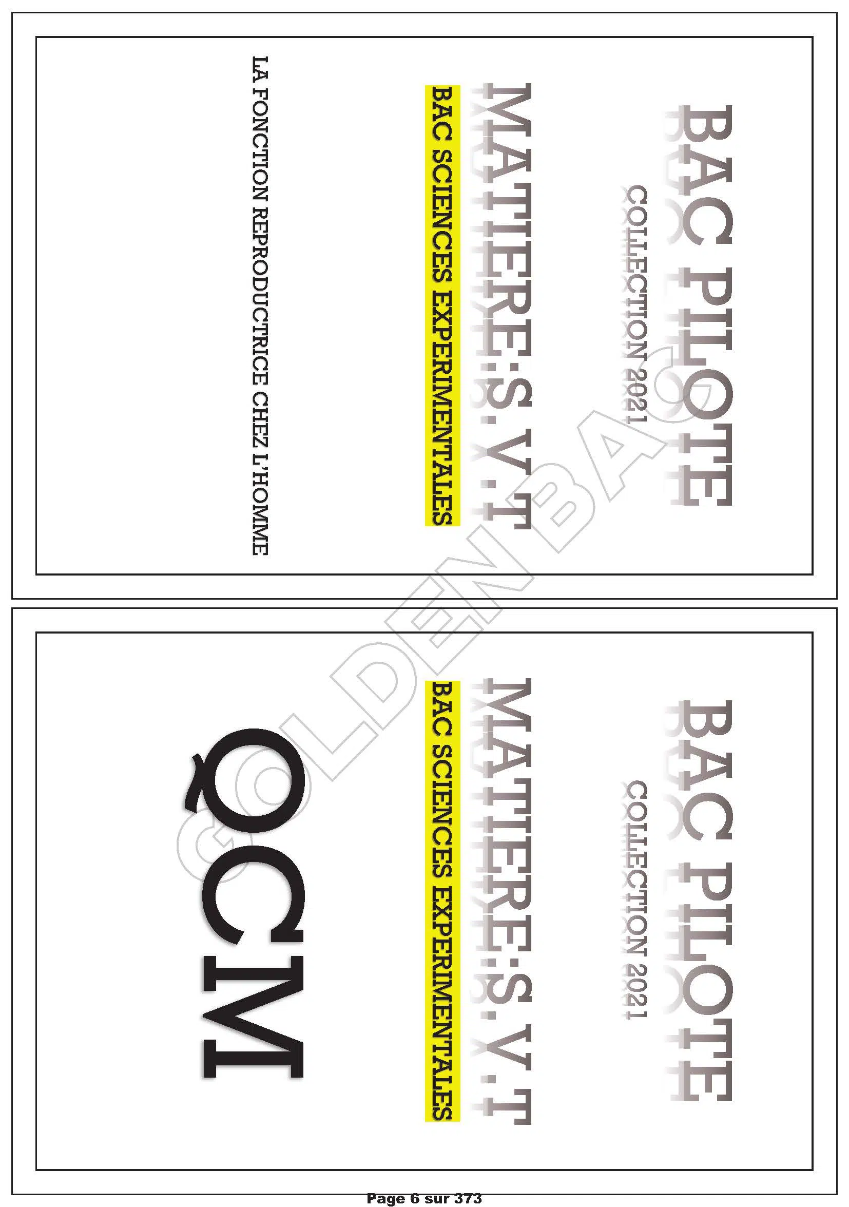 SVT - 1ER TRIMESTRE - BAC SC.EXP