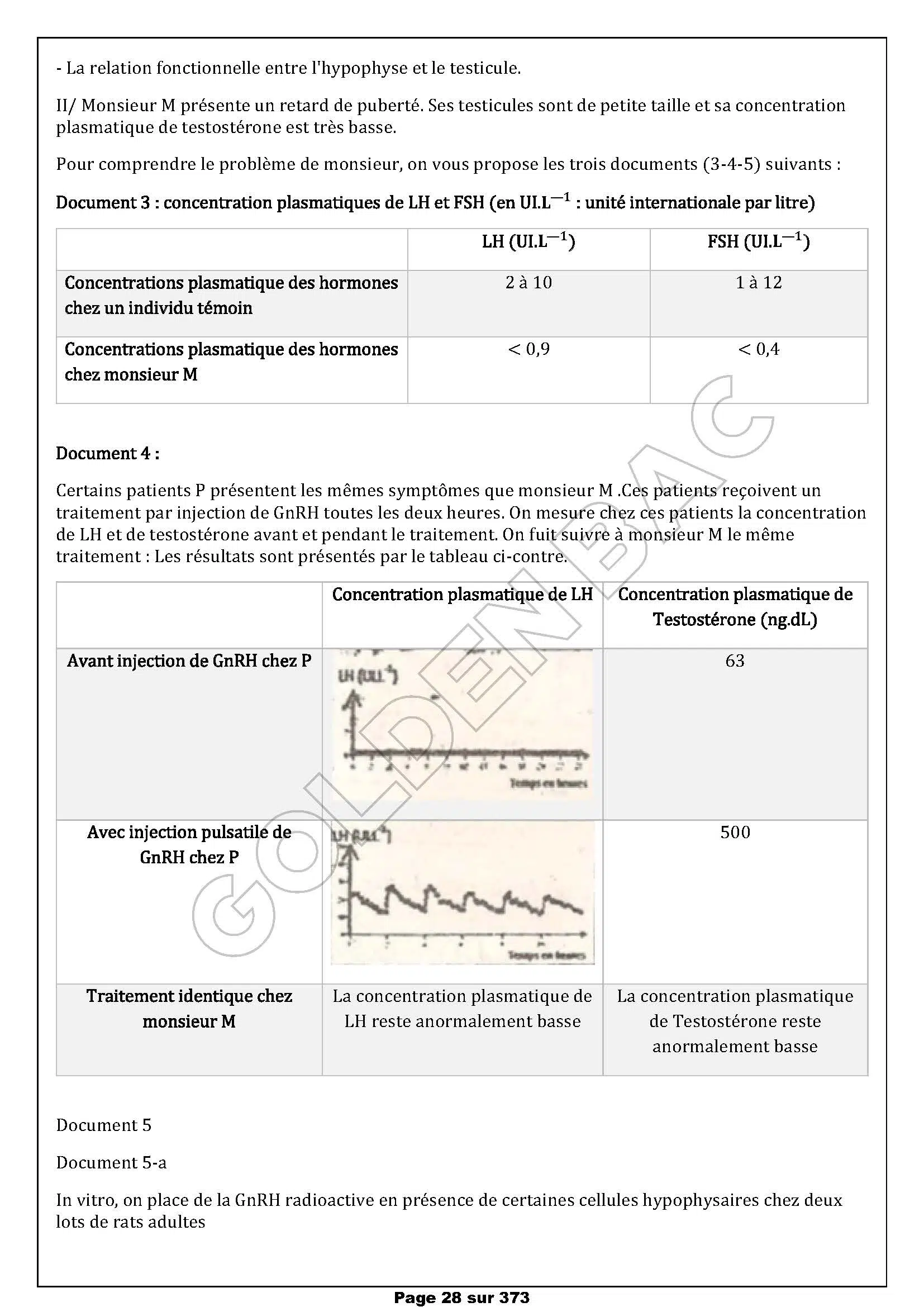 SVT - 1ER TRIMESTRE - BAC SC.EXP