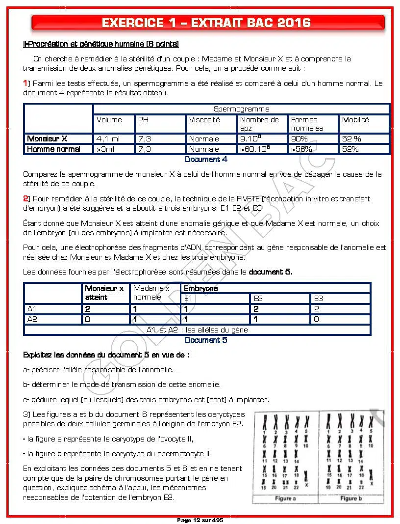 SVT - 2EME ET 3EME TRIMESTRE - BAC SC.EXP