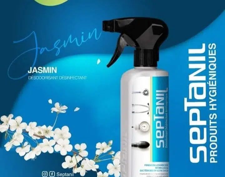 Septanil, désodorisant désinfectant Jasmin 500 ml