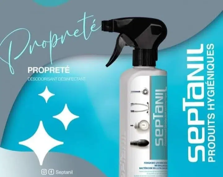 Septanil, désodorisant désinfectant antiseptique propreté 500ml
