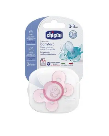 Sucette rose PhysioForma Comfort - 0-6M - X1