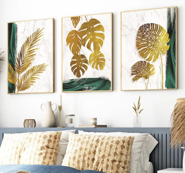 Tableaux Décoratif 3 pièces - (60x40)cm x3 - TD127