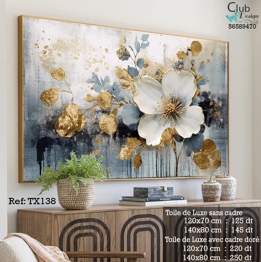 Tableau Sur Toile 160 Cm Nr 6518 - Visario - Impression Numérique - Prêt à Accrocher