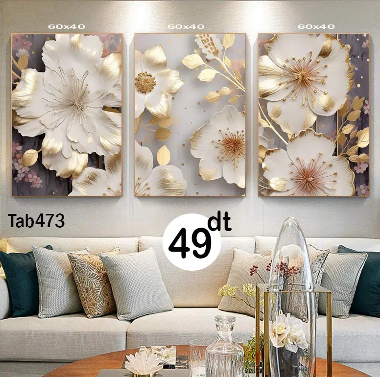 Tableaux 3 pièces - Tab-473