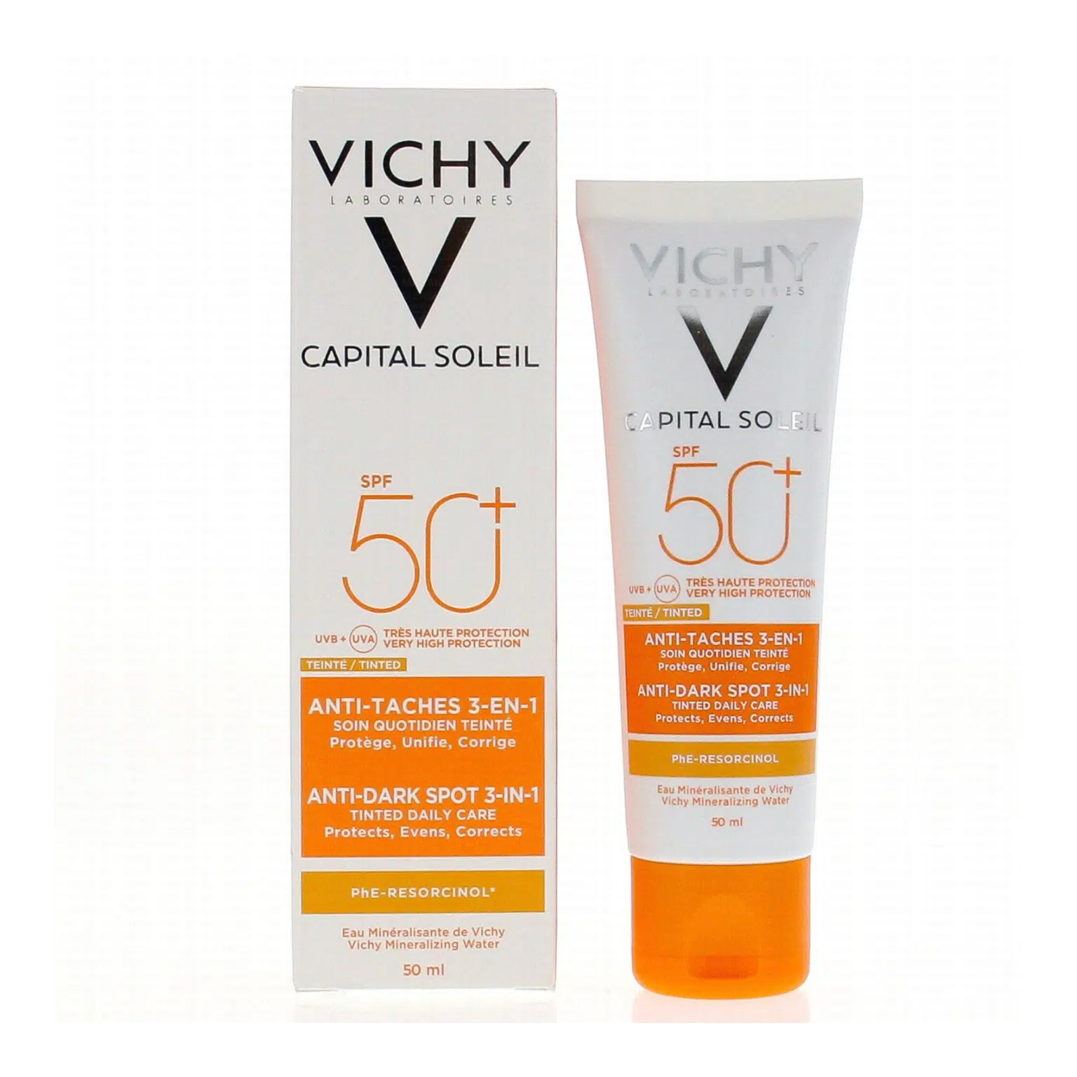 Vichy Capital Soleil Anti-taches 3 en 1 -Teinté