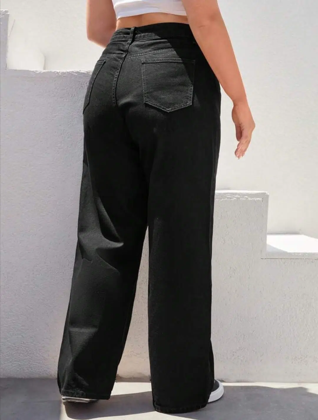 jeans noir large
