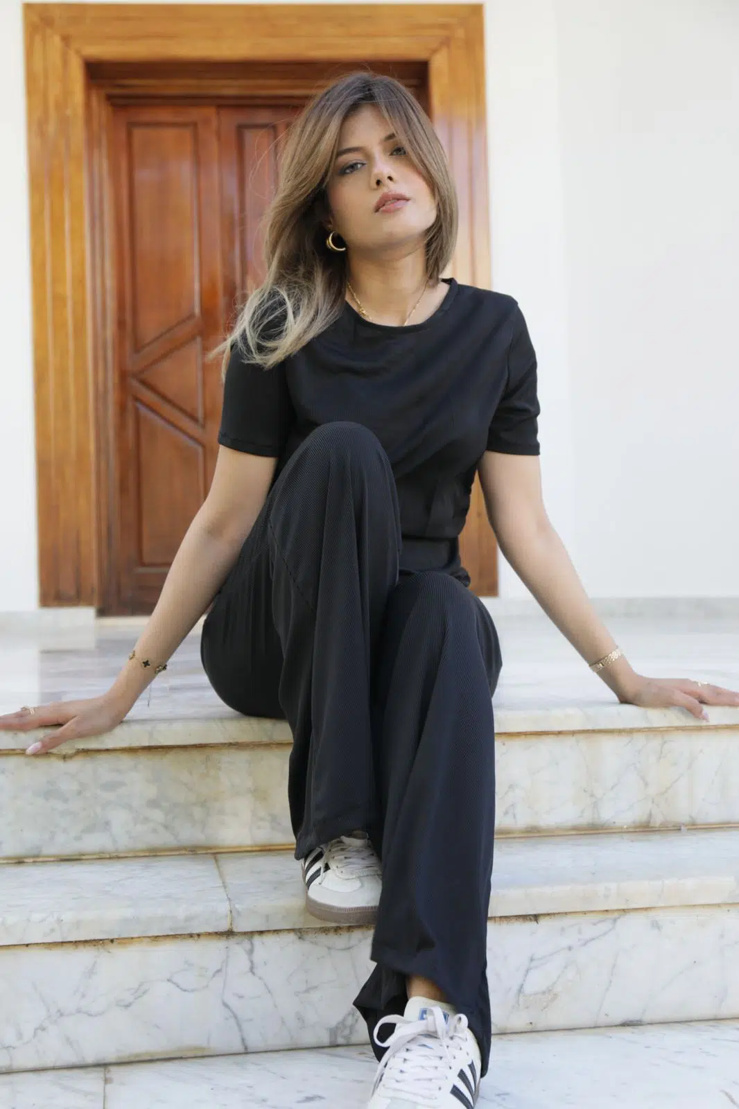 Set Femme Noir Confortable