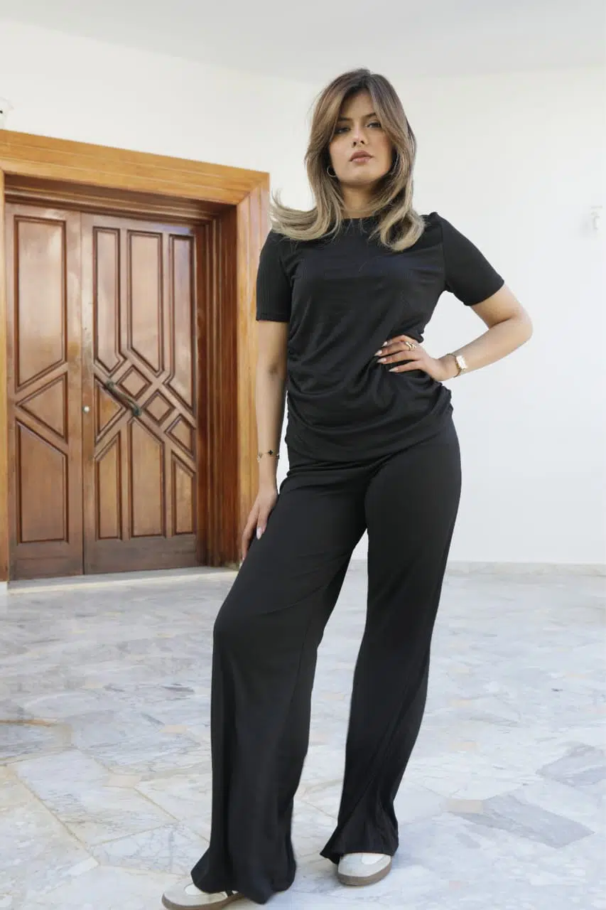 Set Femme Noir Confortable