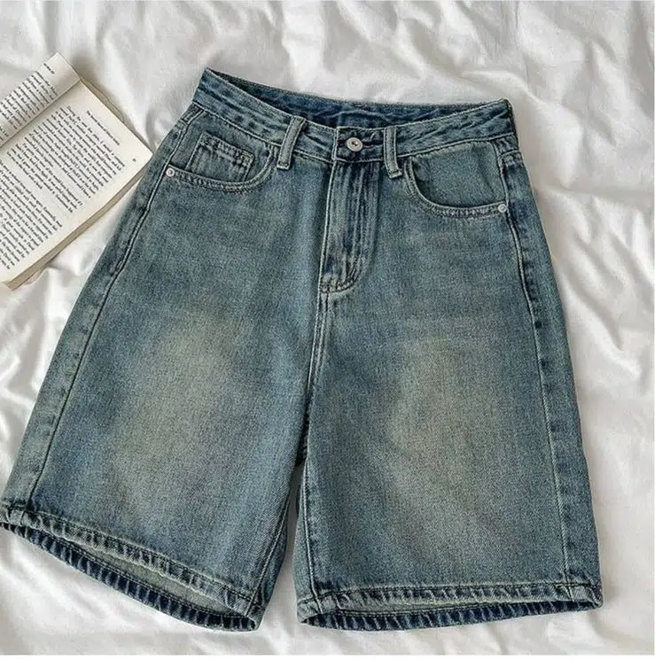 Denim short for lady