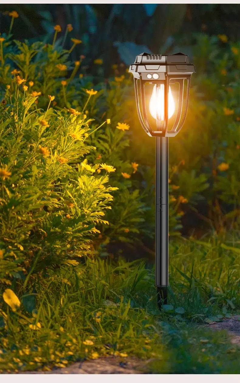 Lampe Solaire Murale 2-en-1 avec Détecteur de Mouvement