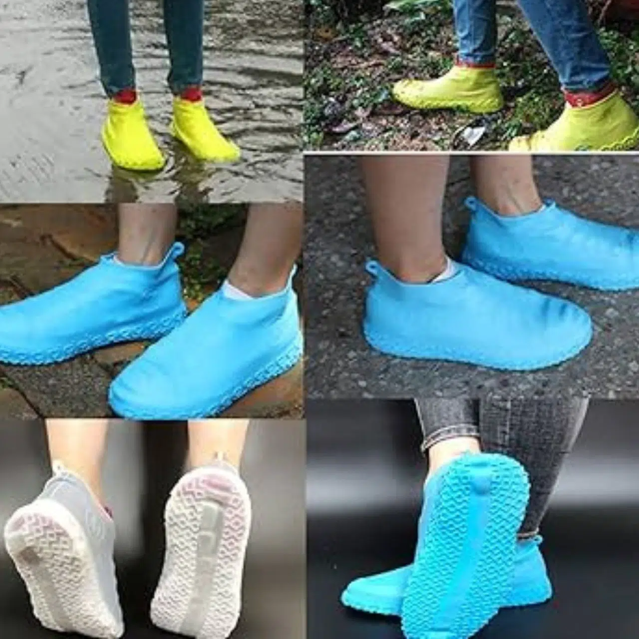 Couvre-Chaussures De Pluie Réutilisables |أحذية المطر مقاومة للماء سيليكون