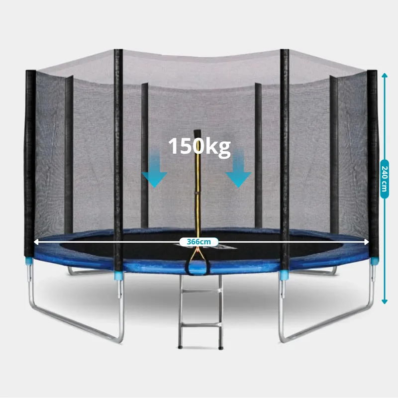 Trampoline de Jardin   366 cm - avec échelle