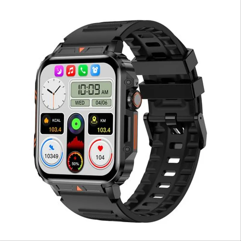 Smart watch étanche IP68 110 mods Sports Assistant dappel Capteur Cardiaque