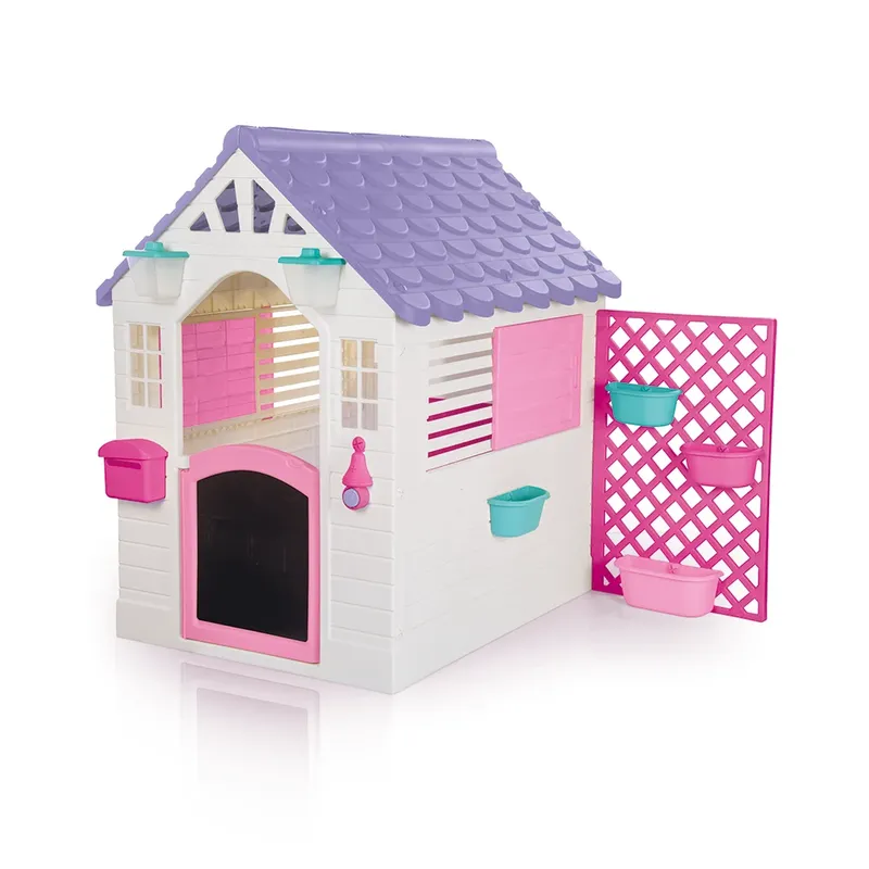 maisonnette extérieure rose DOLU 2578