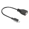 Adaptateur OTG V3 Vers USB Femelle Noir