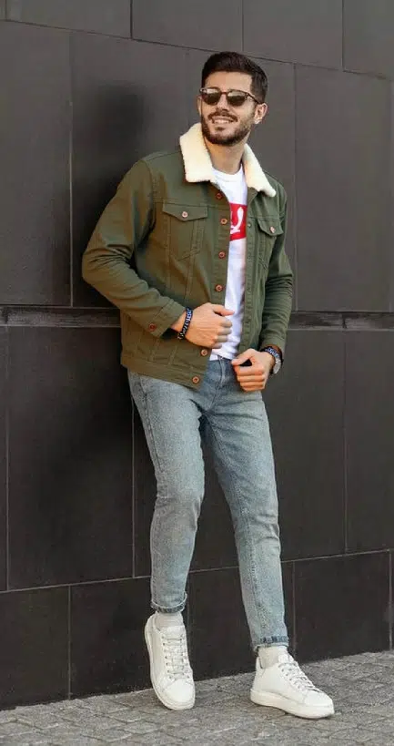 Veste Coll Forure JEUNE HOMME