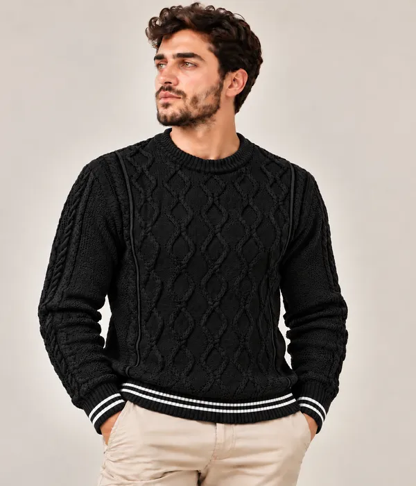 Pull Rond Losange