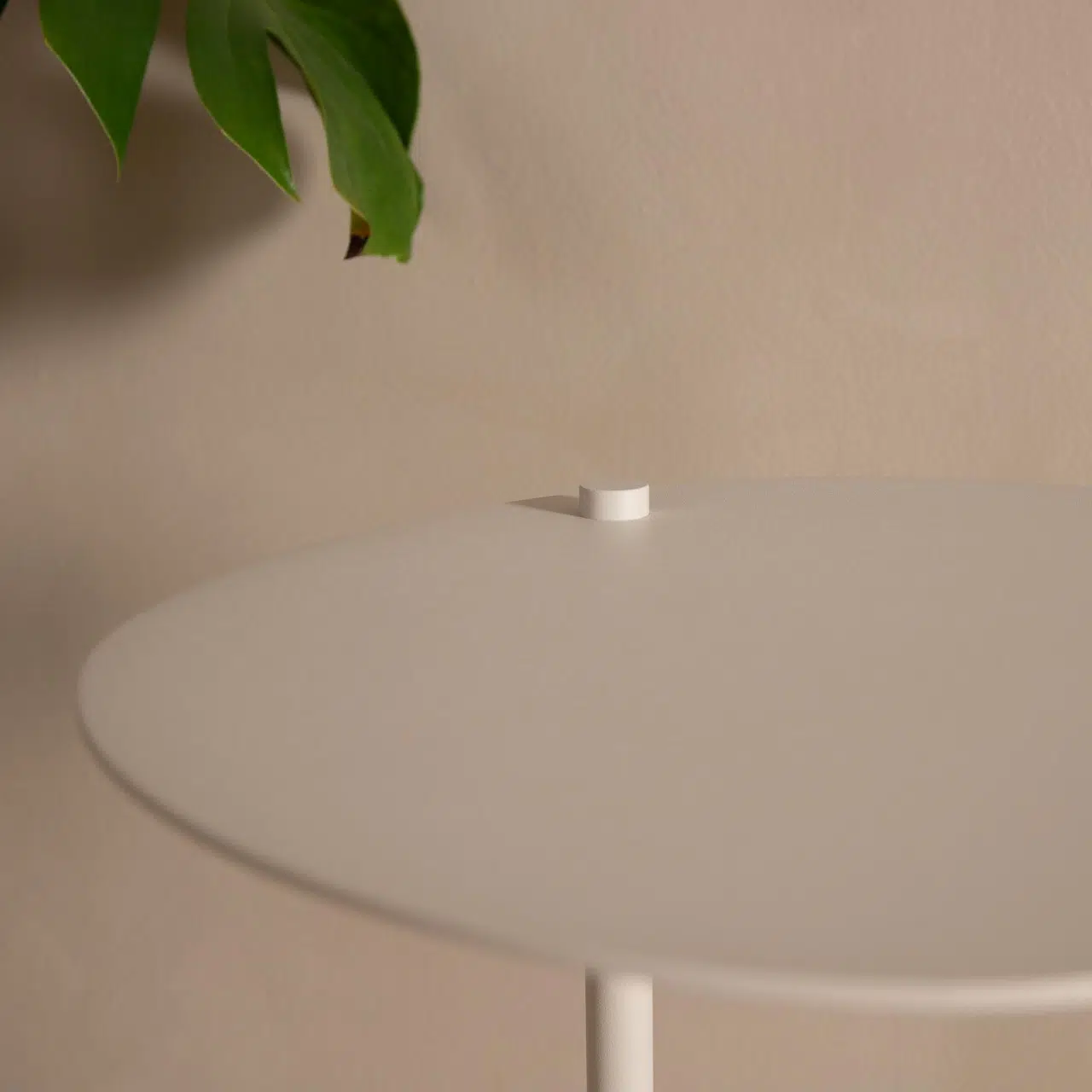 Table D’appoint En Metal Beige