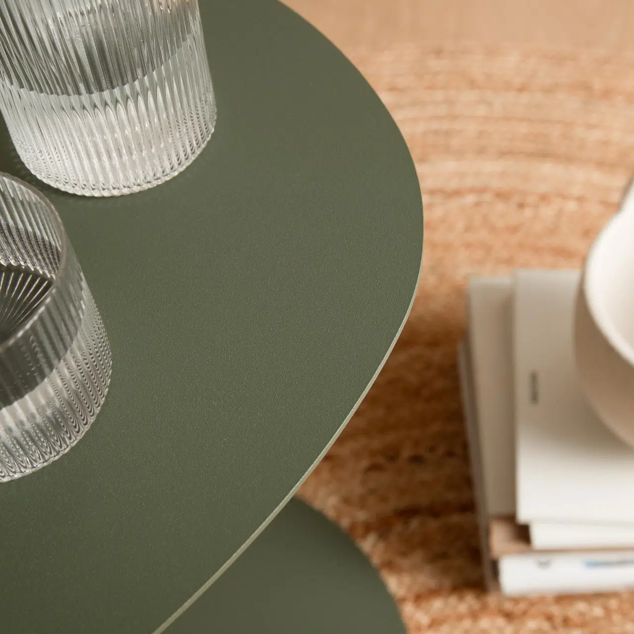 Table D’appoint En Metal Vert Olive