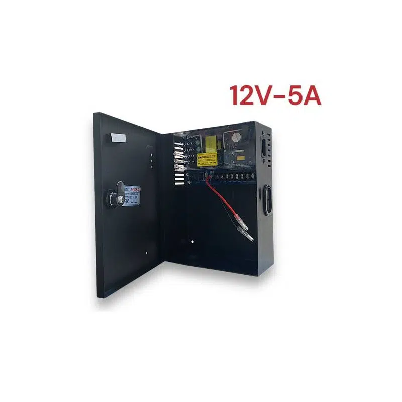 Bloc Alimentation Secour 12v - 5A - Boitier Emplacement Batterie
