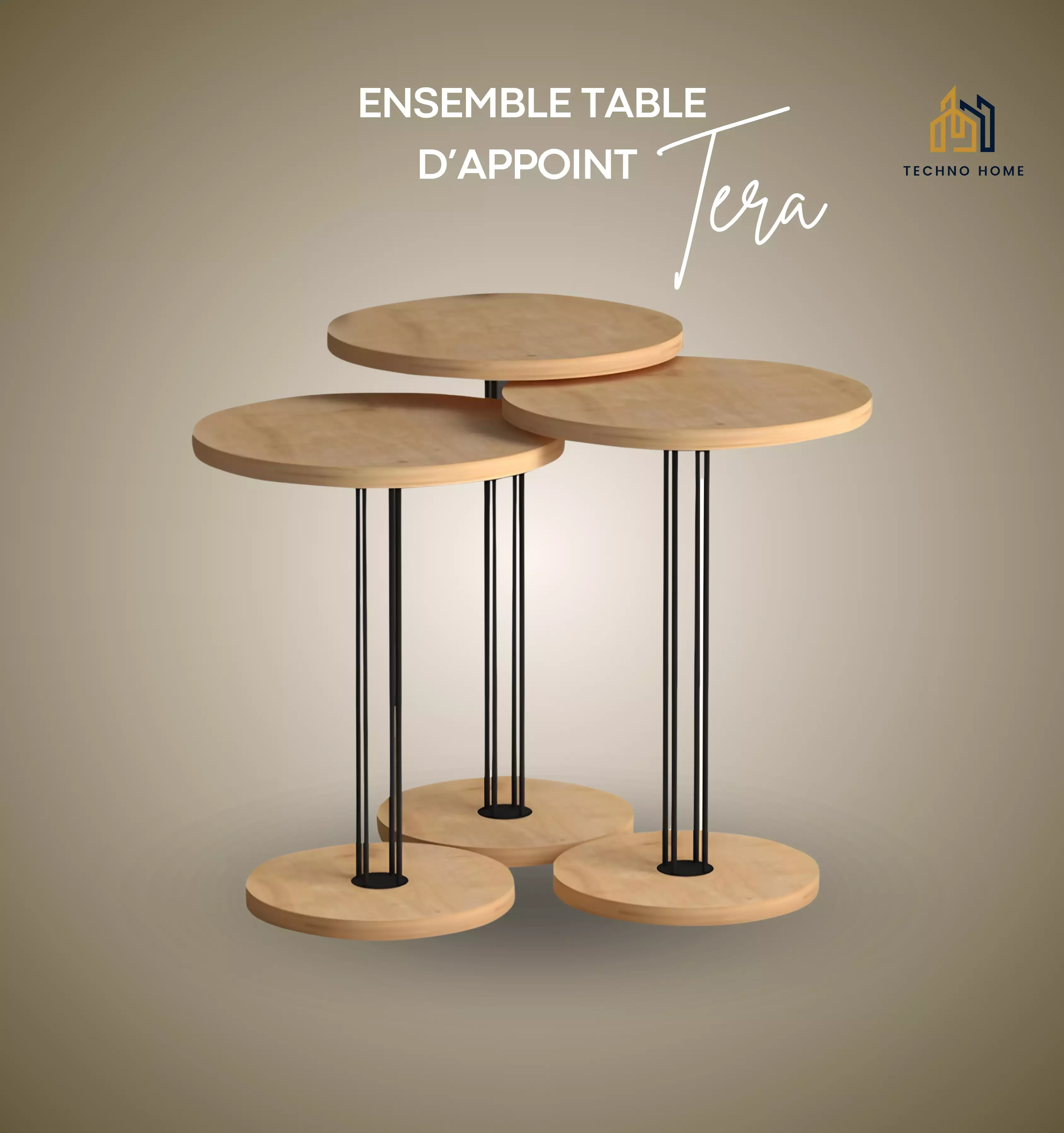 Ensemble Table dAppoint Tera Beige