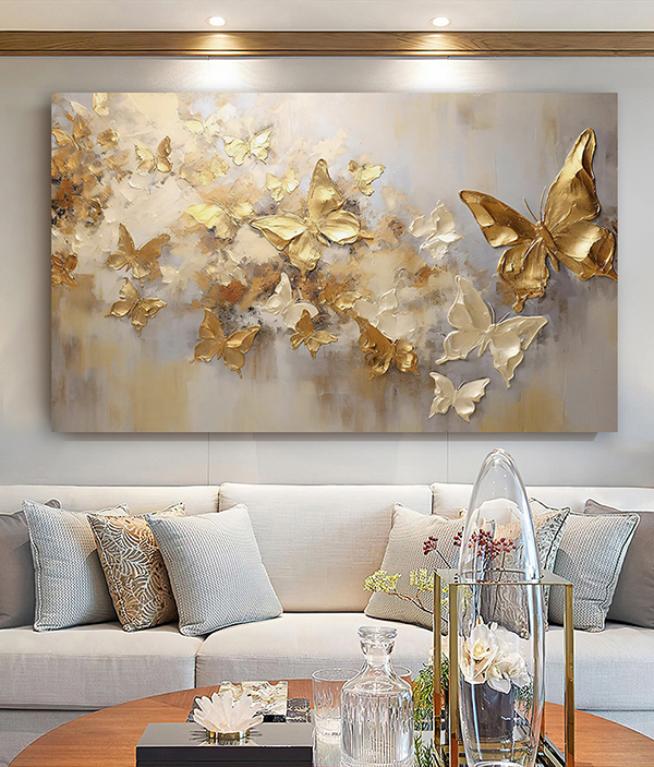 Tableau décoratif - Papillons Volants - Nature