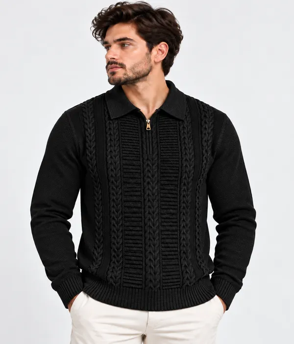 Pull zip up