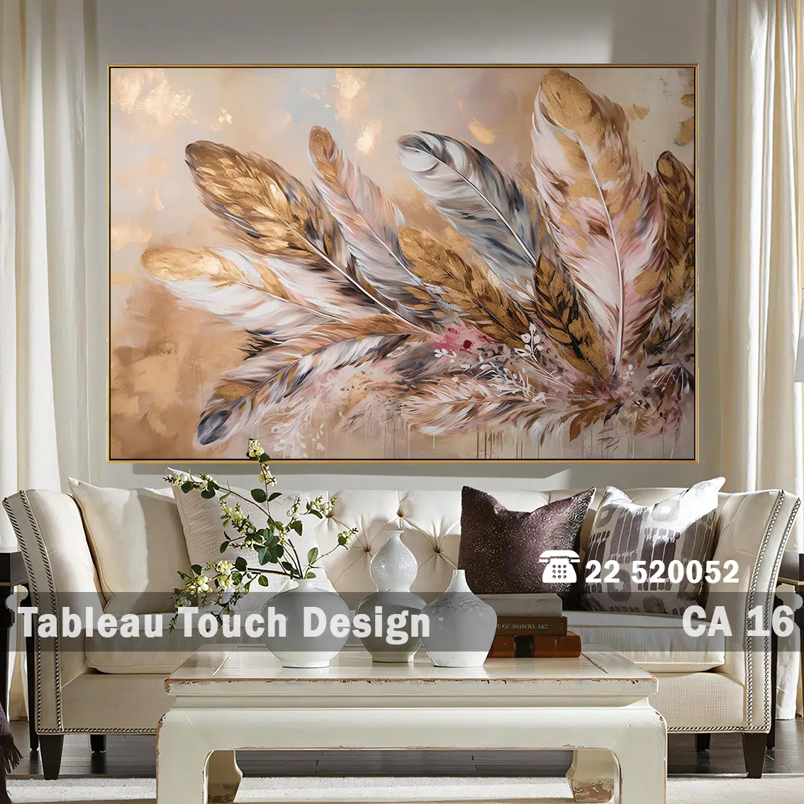Tableau décoratif - Plume Enchantée