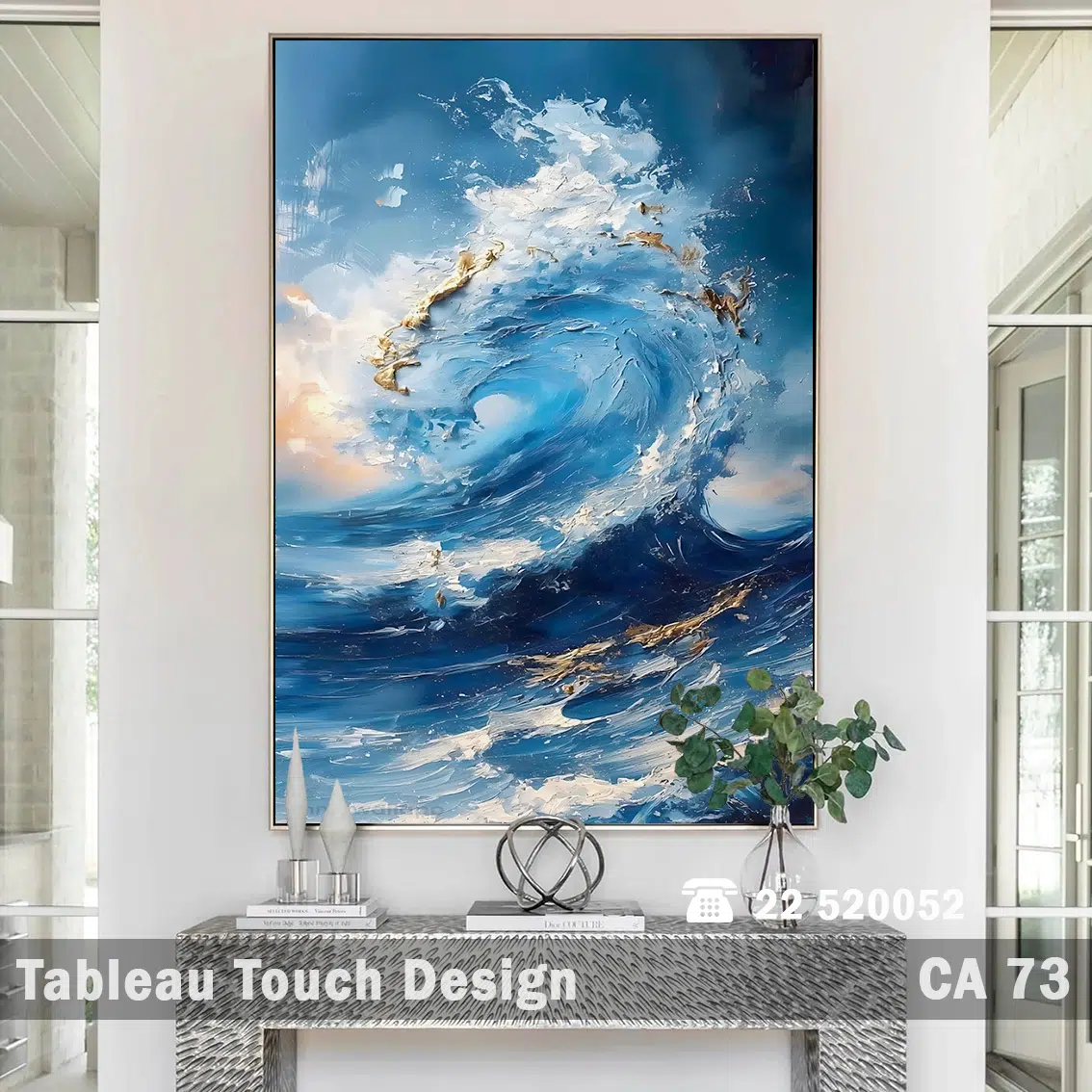 Tableau décoratif - Vague d’Or