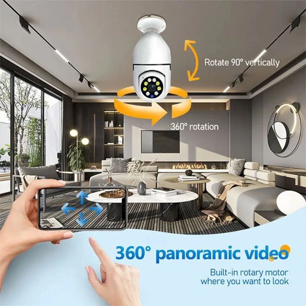 Caméra lampe de surveillance كاميرا مراقبة على شكل مصباح