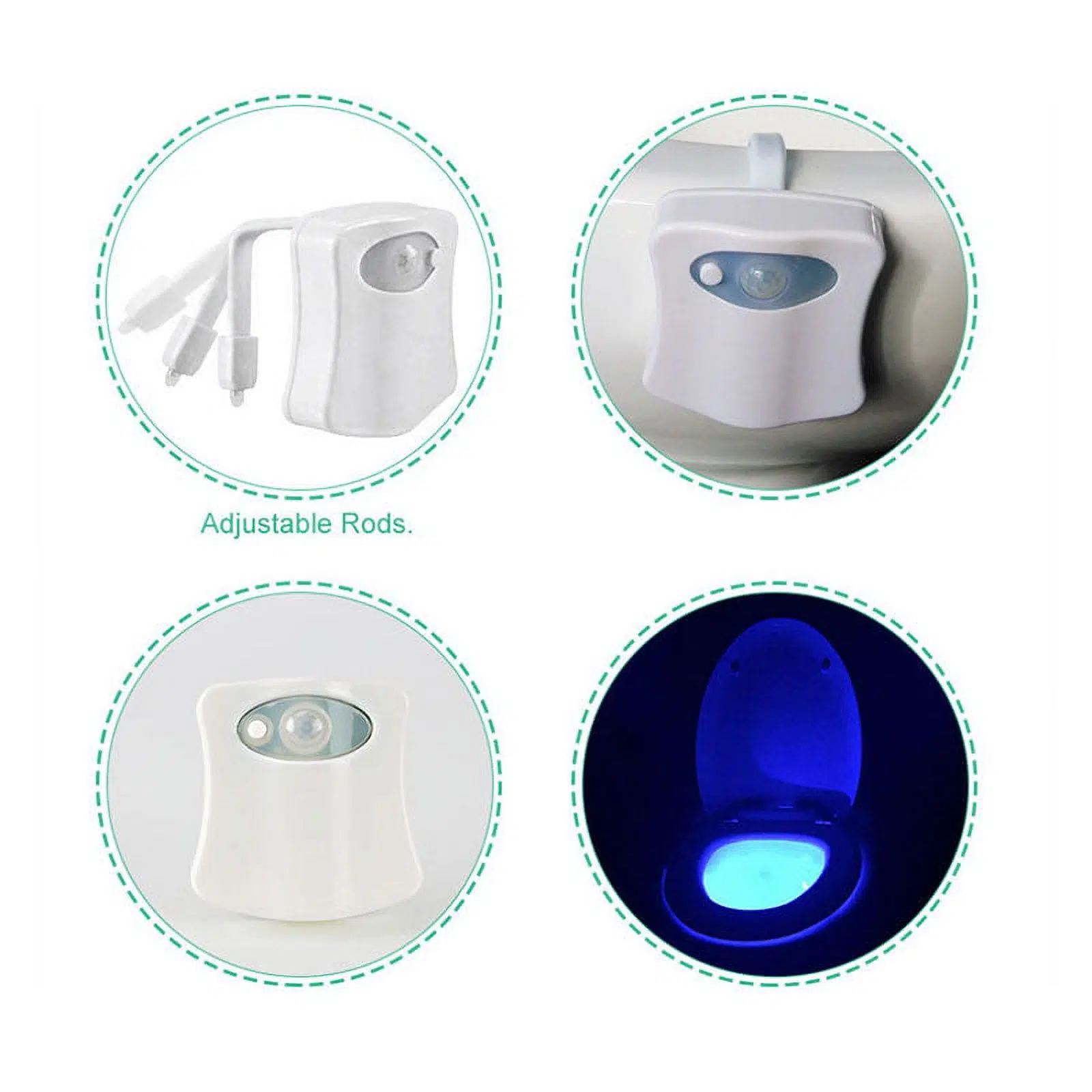 Eclairage LED pour WC |ضوء ليلي بتقنية استشعار الحركة