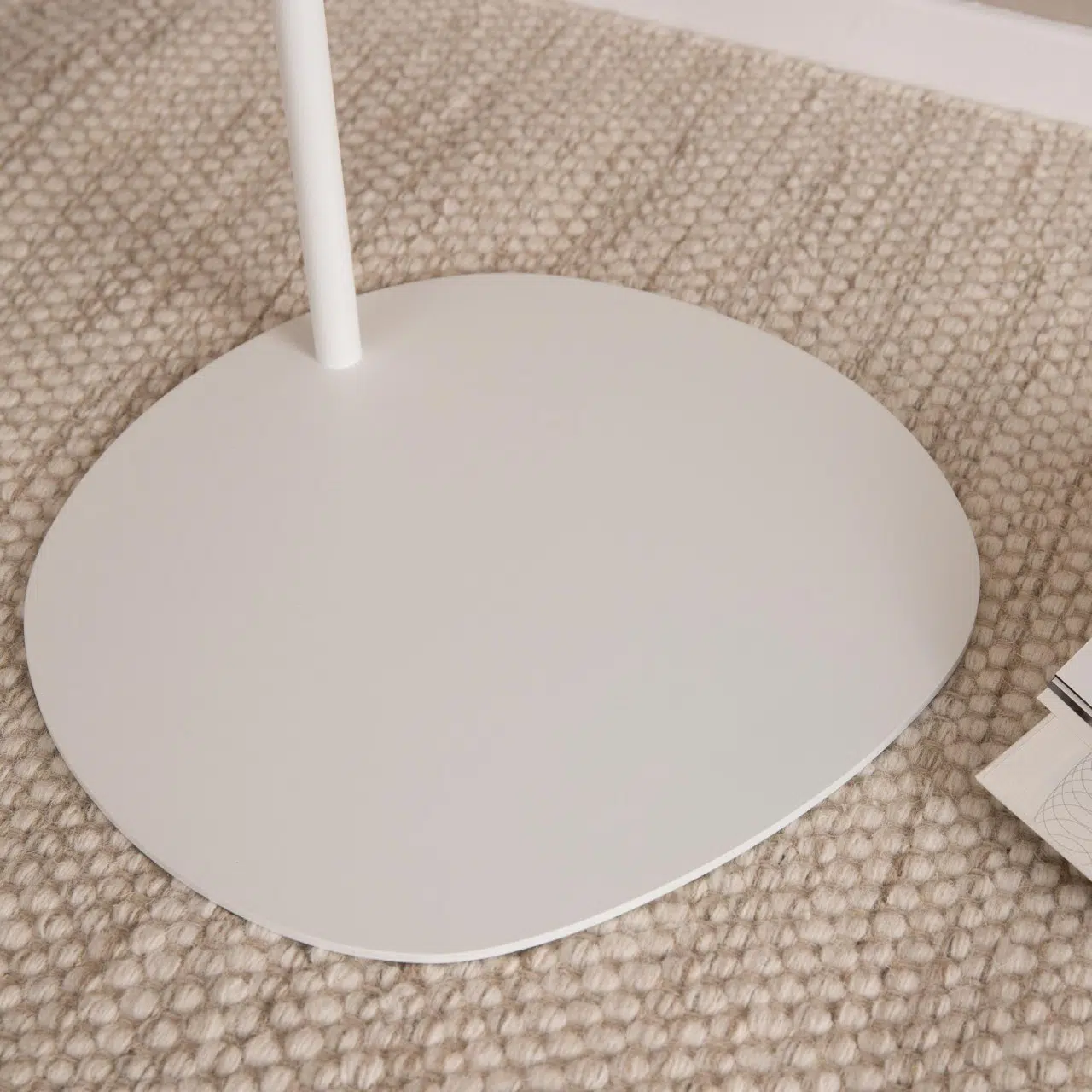 Table D’appoint En Metal Blanc